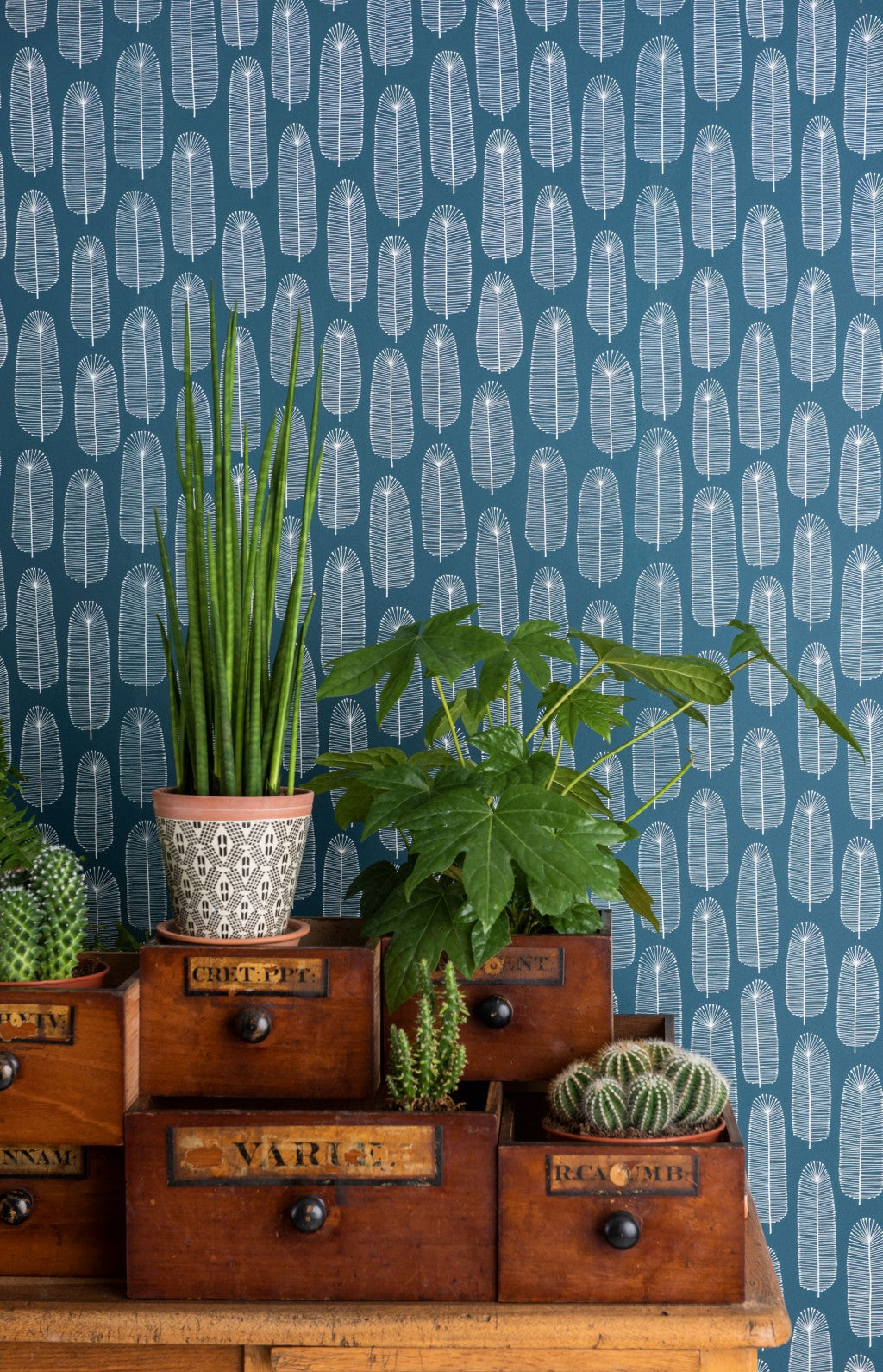 Ink-missprint-wallpaper-teal-blue-mid-century-install.jpg