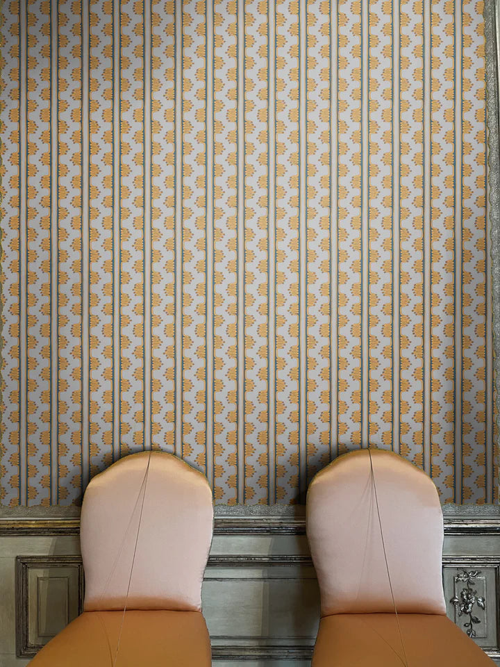 Papier:  Ritz Maximal Wallpaper in Moonstone