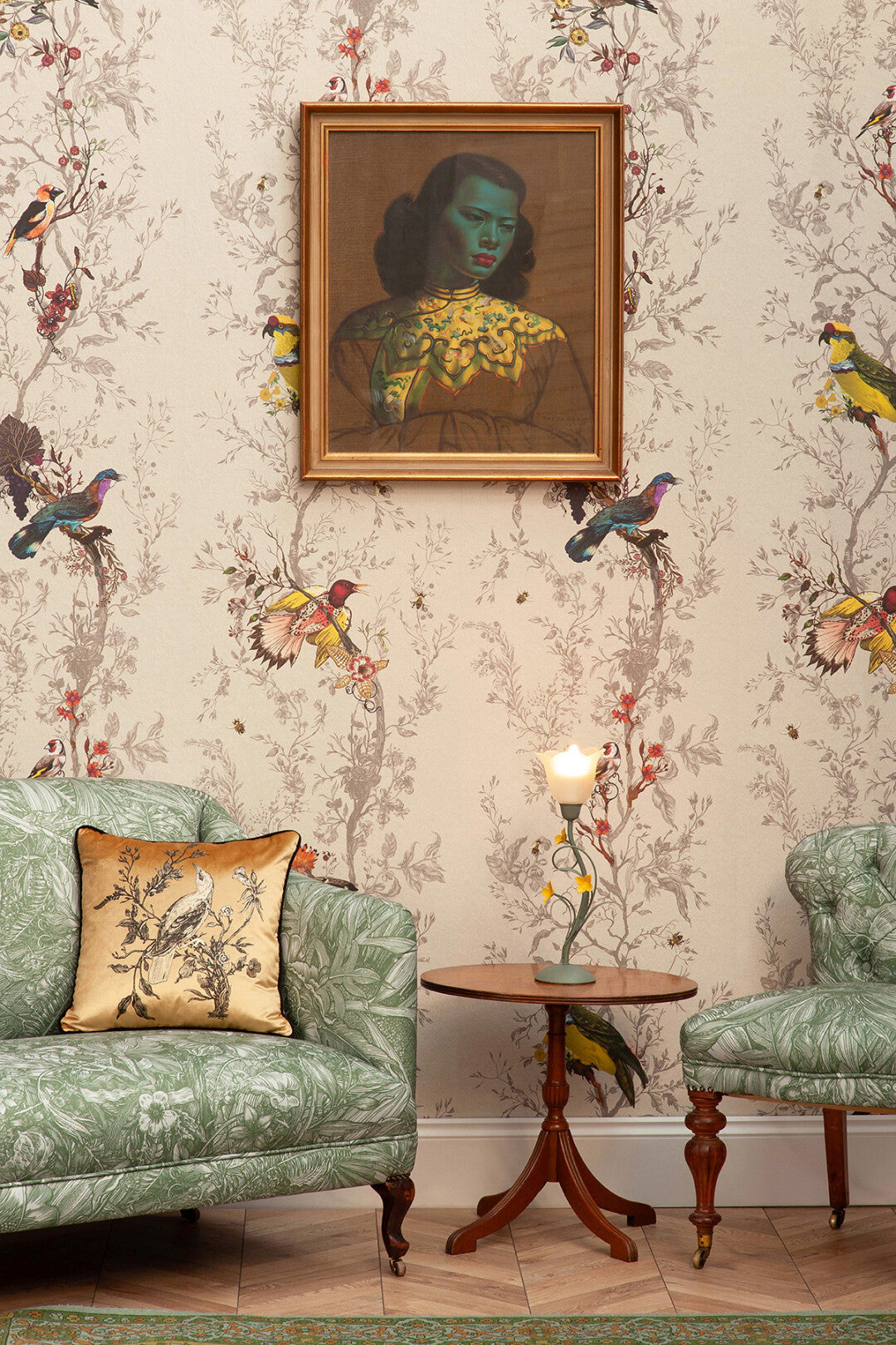 beige-bird-wallpaper-living-room-install.jpg