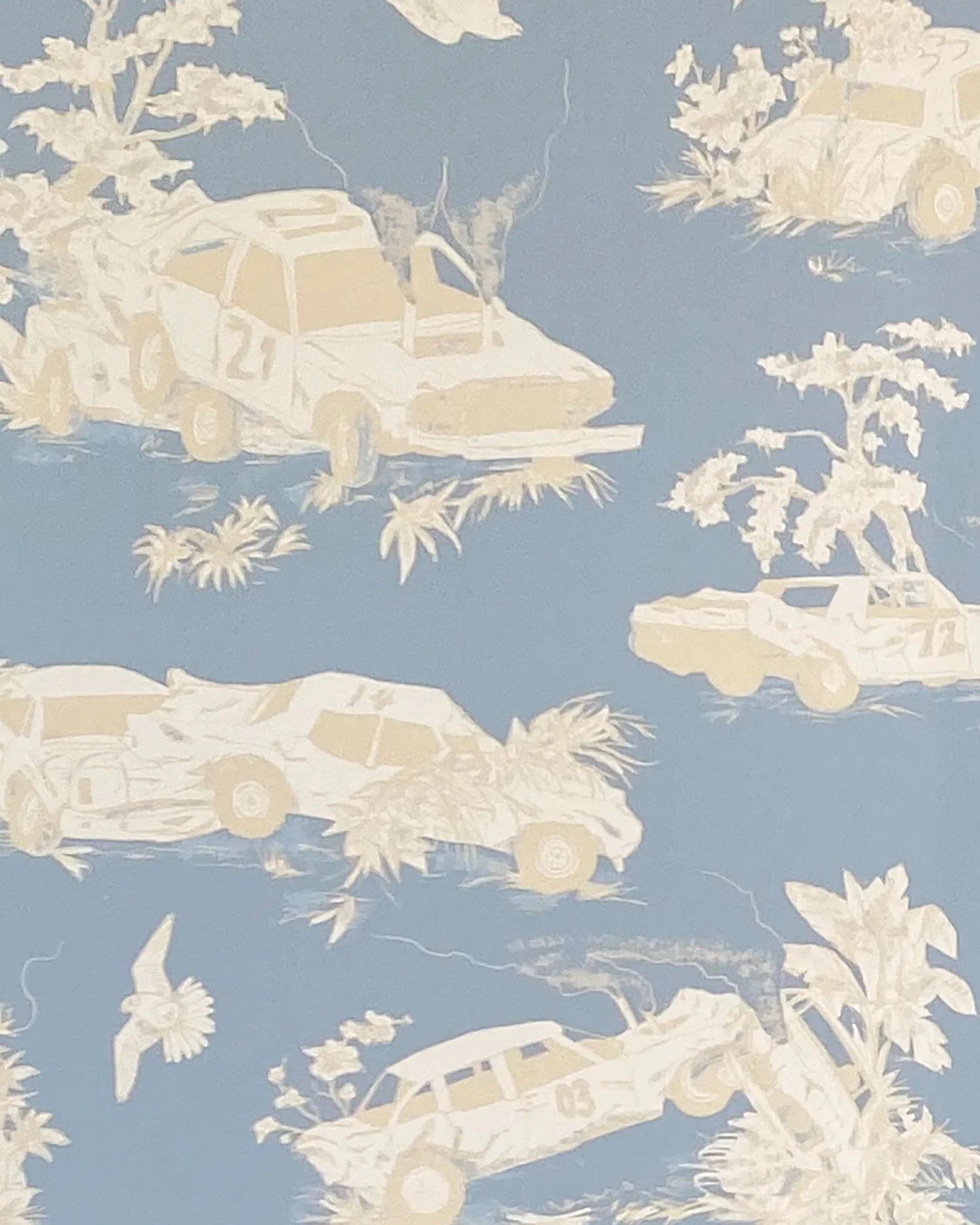 Toile de Derby - Summer Sky Wallpaper