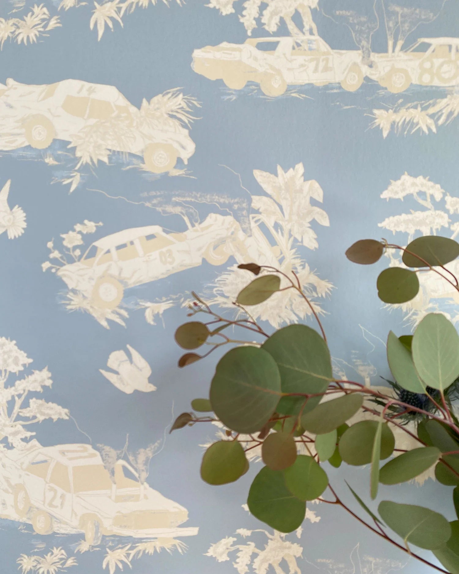 Toile de Derby - Summer Sky Wallpaper