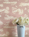 Toile de Derby - Powder Puff Wallpaper