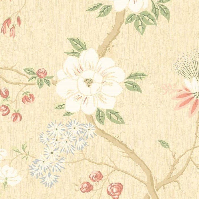 Camellia – Walnut Wallpaper