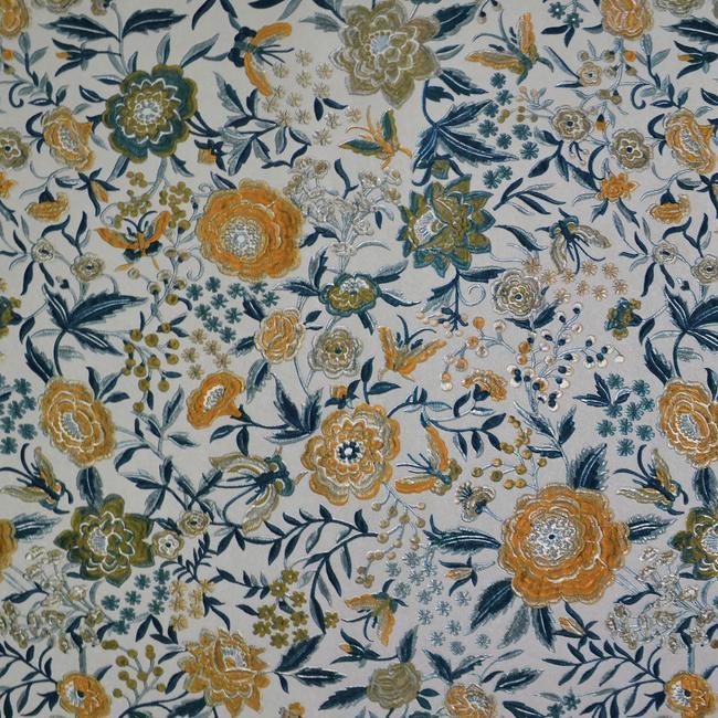 Oriental Garden – Walnut Wallpaper